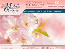 Tablet Screenshot of mobileobgyn.com